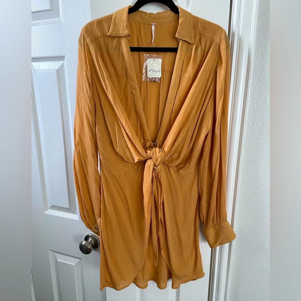 NWT - Free People Tangerine blouse - Size M